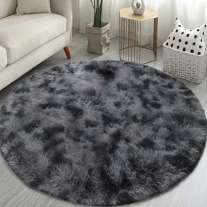 Tapis Rond Moderne Tenekee
