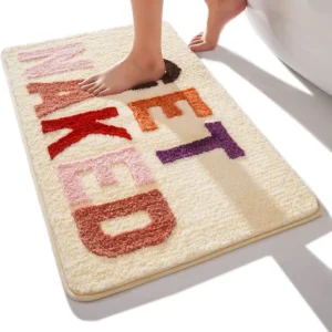 Tapis de Bain Microfibre Beige