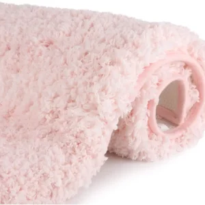 Tapis Bain Microfibre Rose