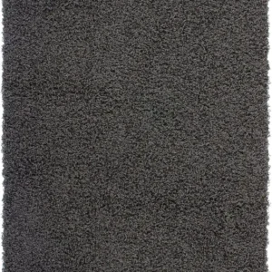 Tapis shaggy brillant anthracite