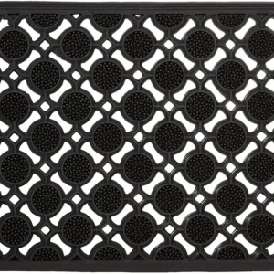 Paillasson caoutchouc antidérapant.