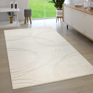 Tapis 3D Fait Main Crème