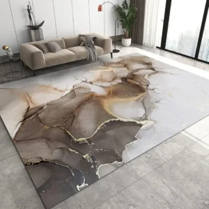 Tapis Luxe Marbre Minimaliste