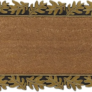 Paillasson Feuilles Coco Doré