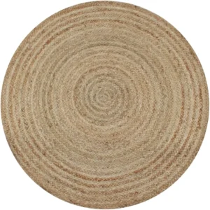 Tapis Rond Jute Tressé