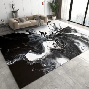 Tapis Design Noir & Blanc