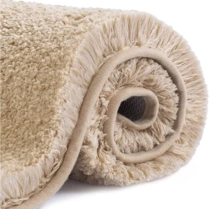 Tapis Bain Microfibre Beige