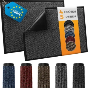 TIMELEOS Paillasson Absorbant Anthracite