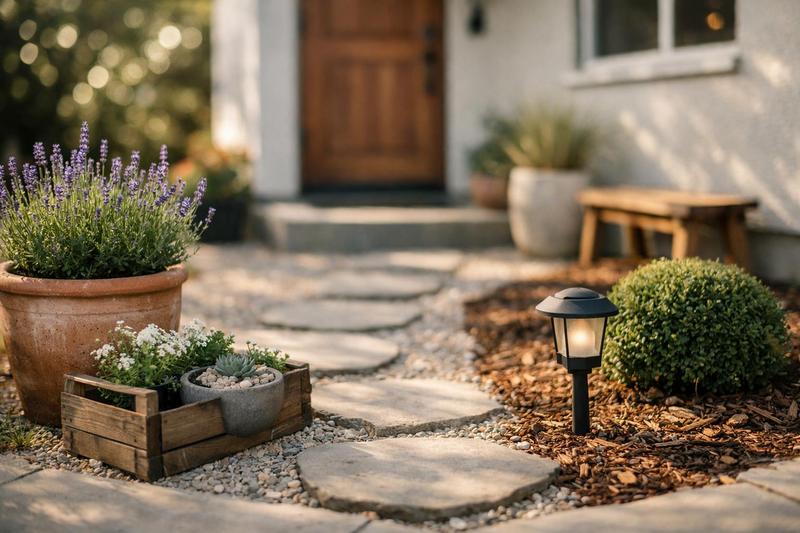 Aménagement devant maison pas cher : idées simples et durables