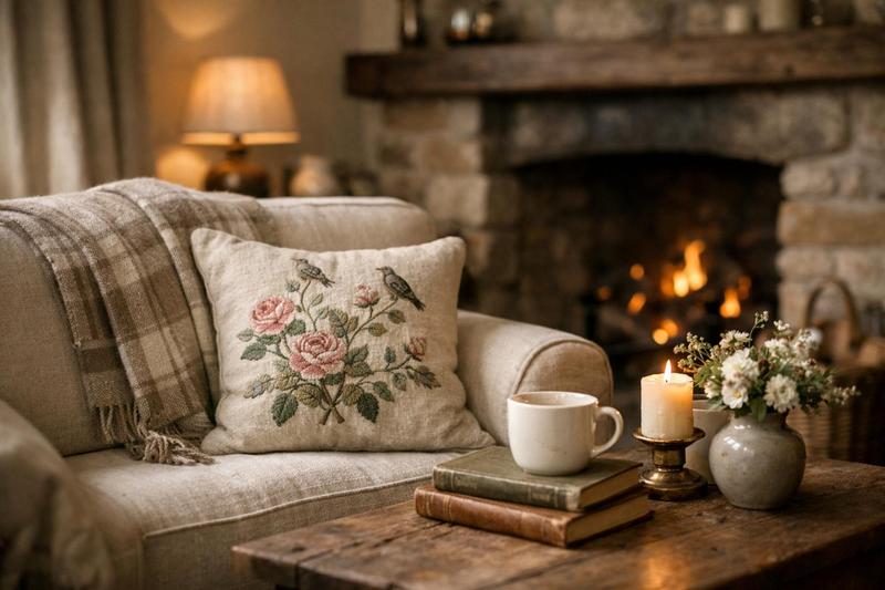 Idées de déco cottage anglais pour un salon chaleureux et authentique