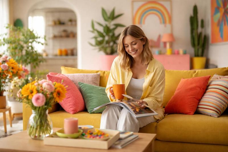 La tendance déco dopamine : créer un intérieur qui booste votre humeur