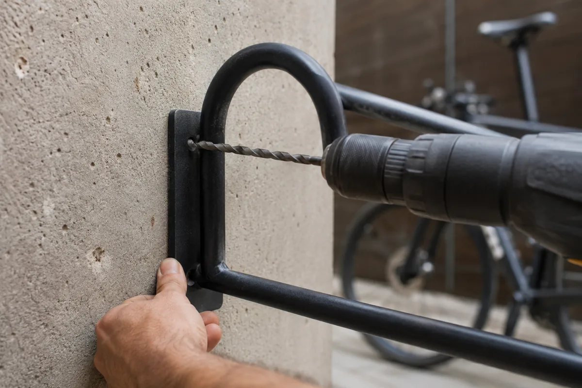 installer un râtelier vélo