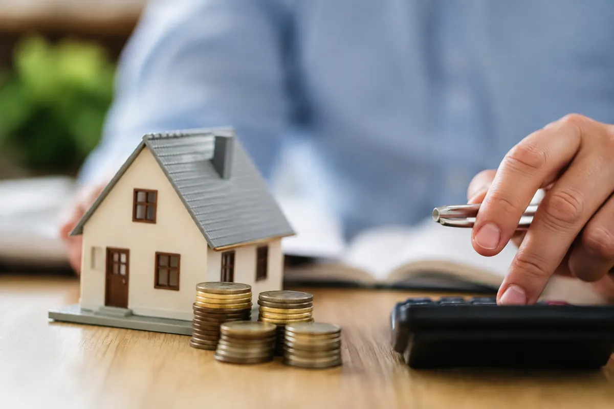 Choisir le rachat de crédit pour propriétaire et financer vos projets Gros plan sur les mains d un couple consultant un dossier financier posé sur une table