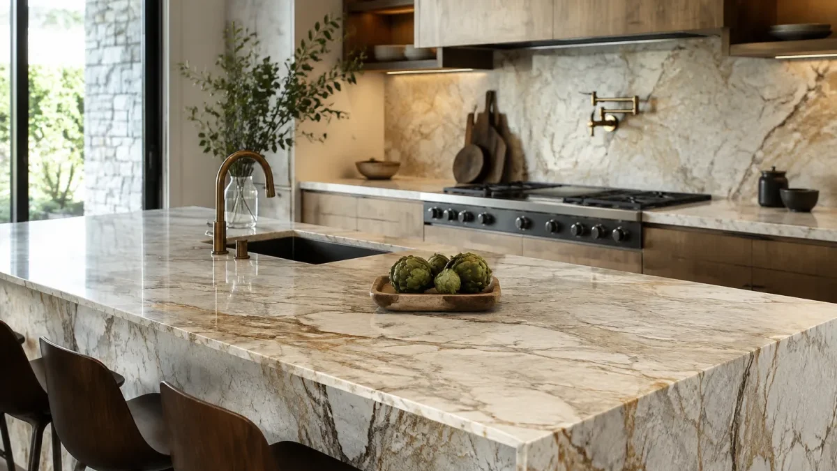 Choisir son plan de travail en quartzite pour créer une cuisine unique