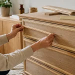 Poser une moulure sur du bois pour transformer votre déco avec style