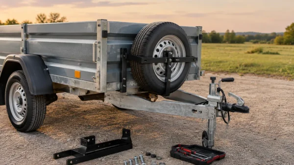 Choisir et installer un support de roue de secours pour remorque