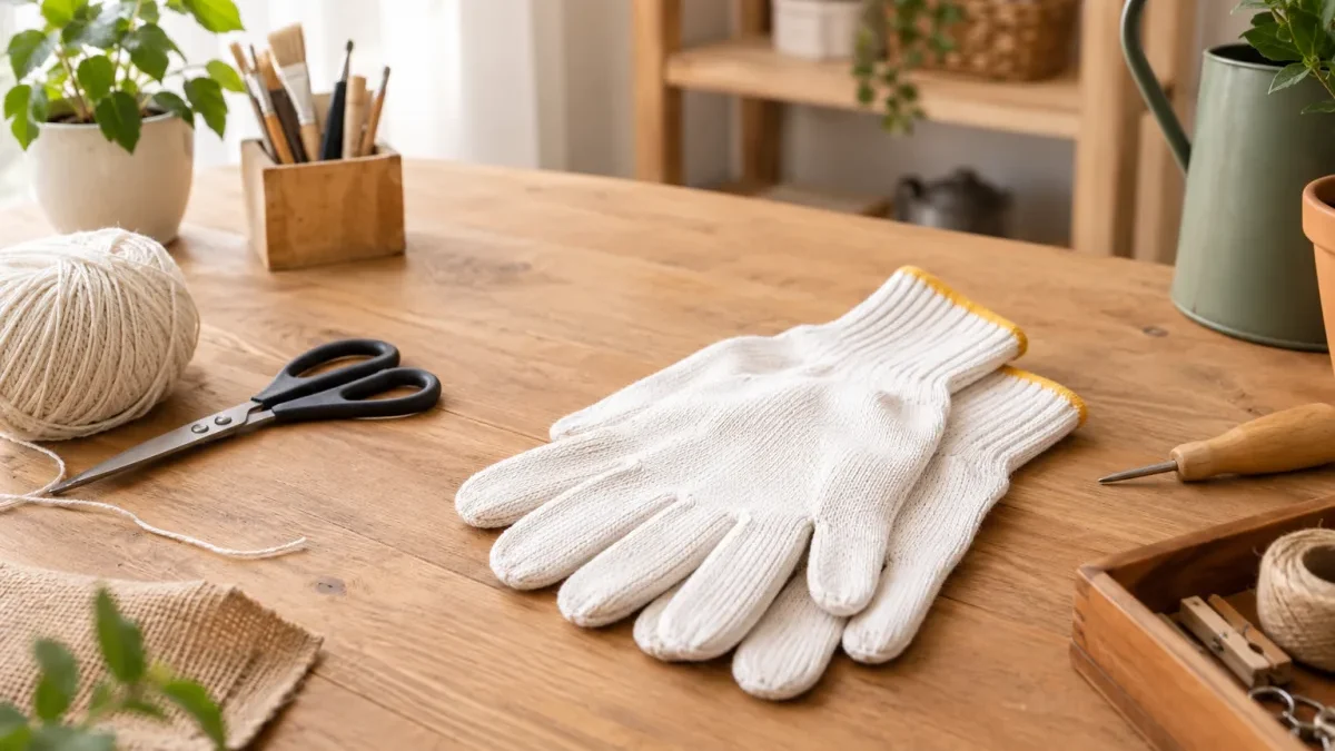 Choisir et utiliser des gants en fil de coton pour vos ateliers