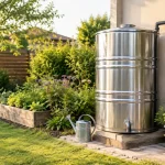 Transformer son jardin avec une cuve en inox au style unique